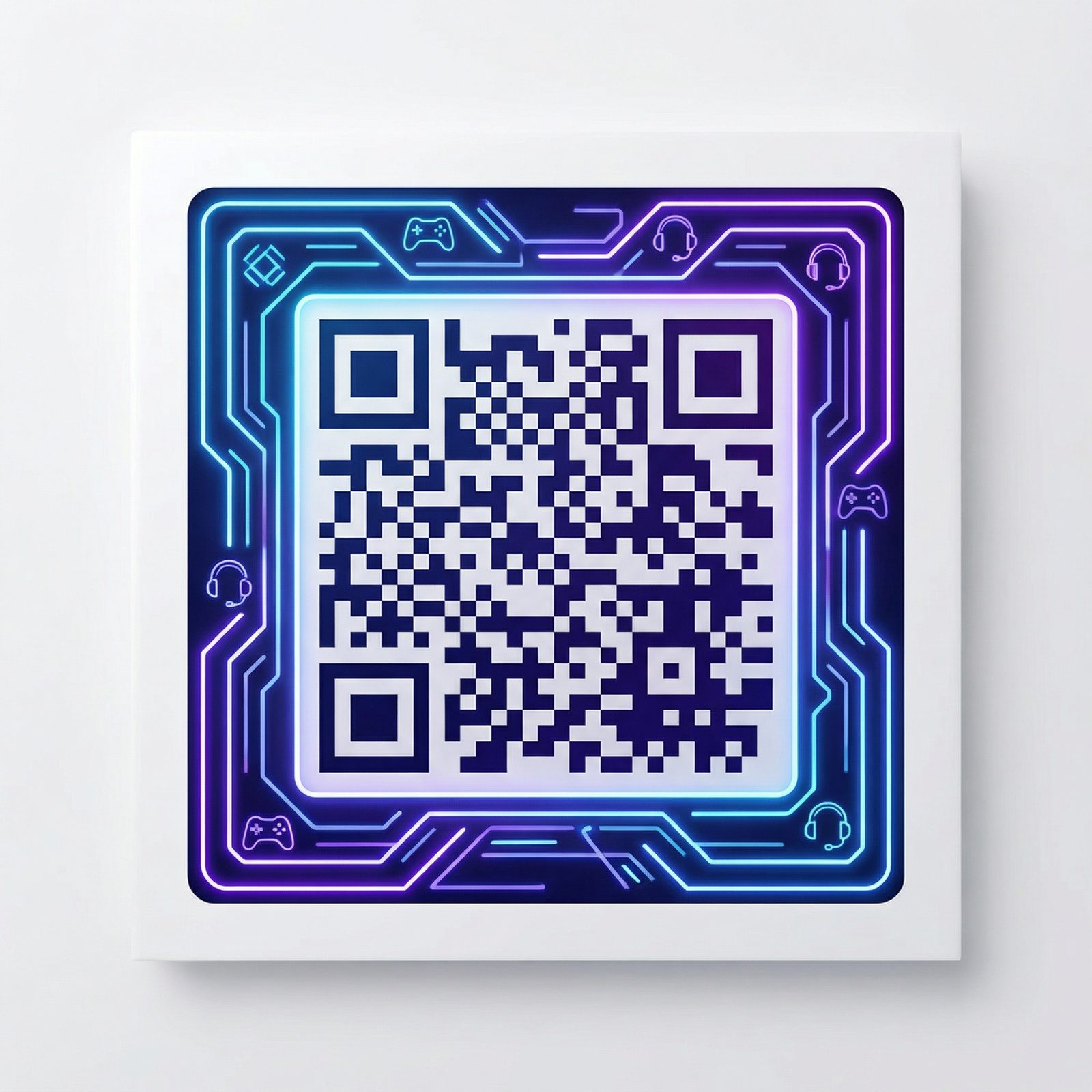 小蓝导航商务二维码